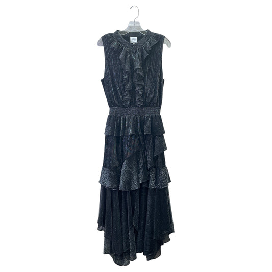 Dress Designer By Misa In Black & Silver, Size:L