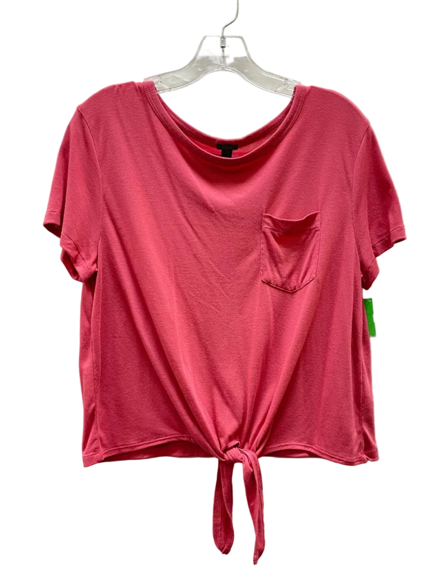 Top Ss Basic By J. Crew In Pink, Size:L