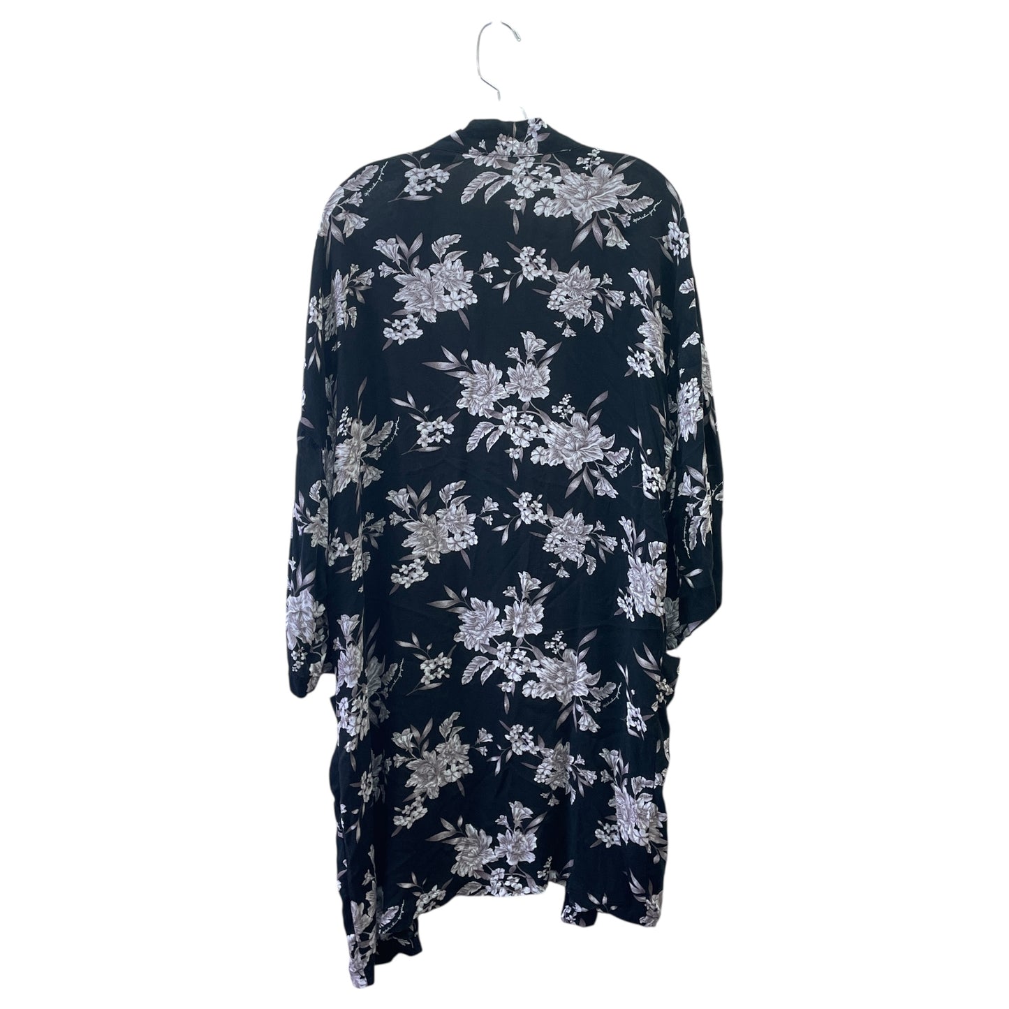 Kimono By Spiritual Gangster In Black & Tan, Size:Osfm