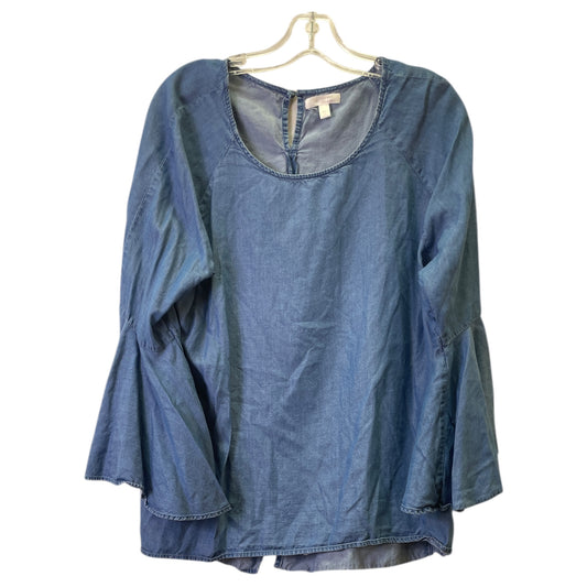 Top Ls By Lc Lauren Conrad In Blue, Size:Xl