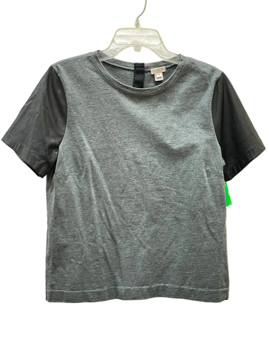 Top Ss By J. Crew In Black & Grey, Size:M