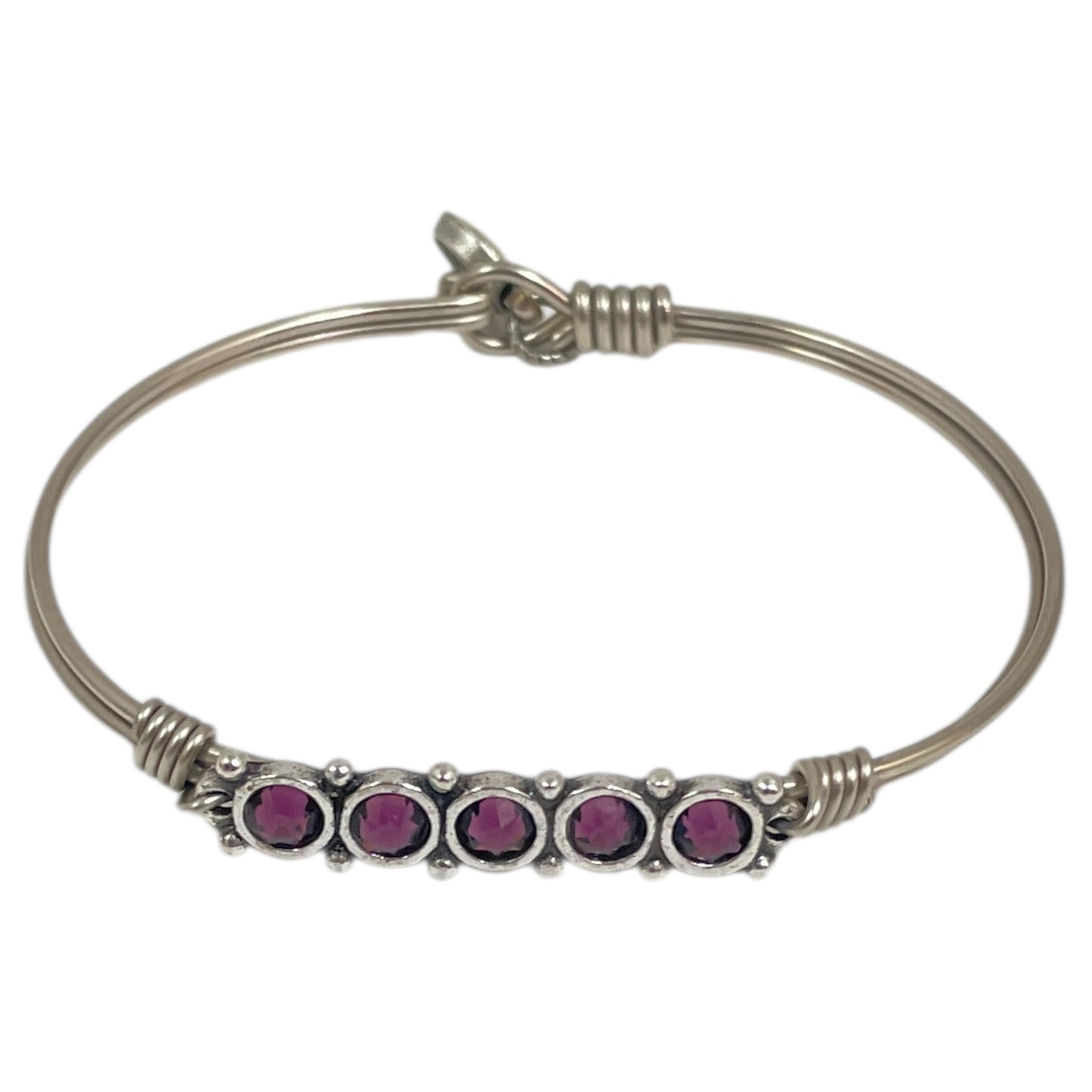 Bracelet Bangle By L+D In Silver