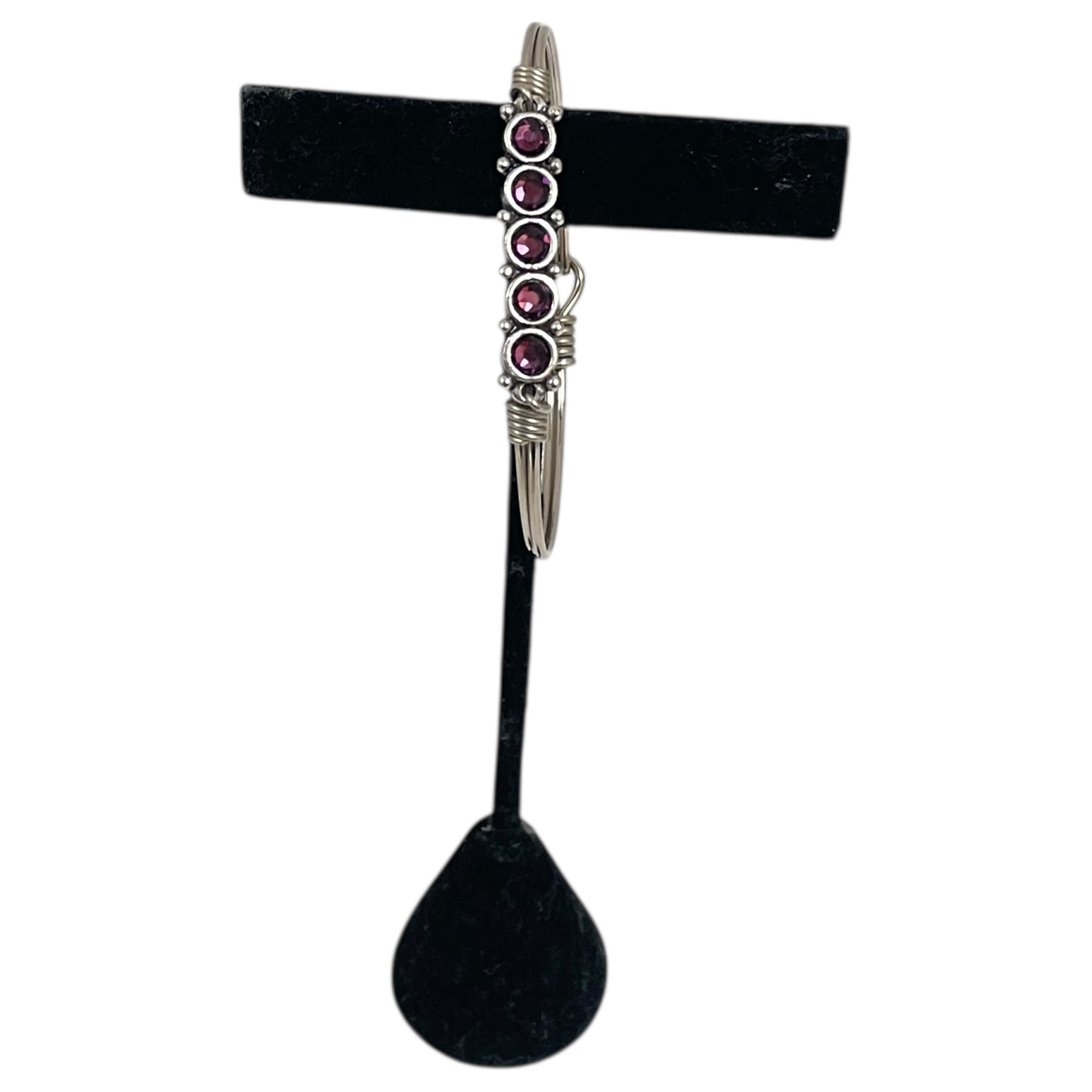 Bracelet Bangle By L+D In Silver