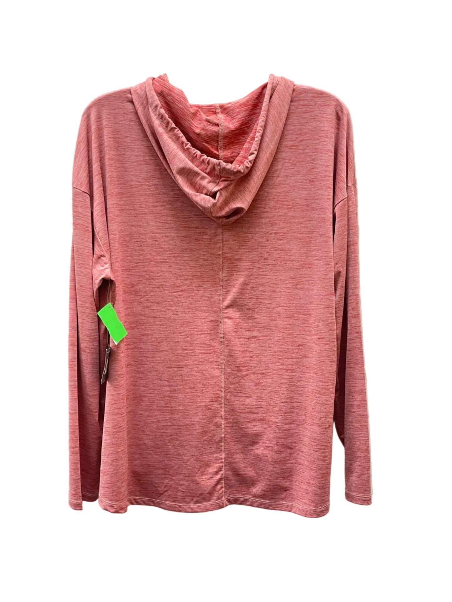 Athletic Top Ls Hoodie By Eddie Bauer In Red, Size:L