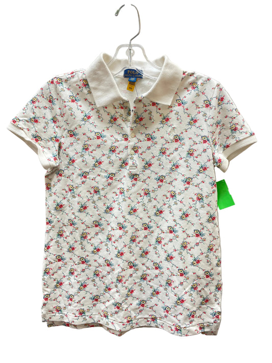 Top Ss Basic By Polo Ralph Lauren In Floral Print, Size:Xl