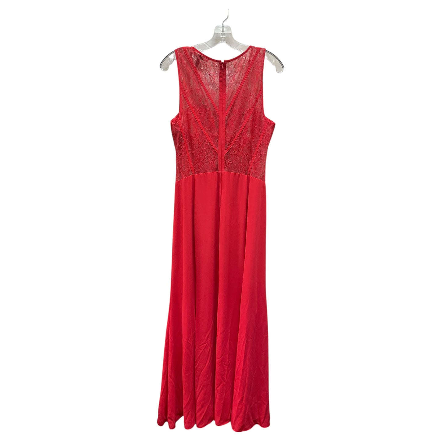 Dress Party Long By Bcbgmaxazria In Red, Size:L
