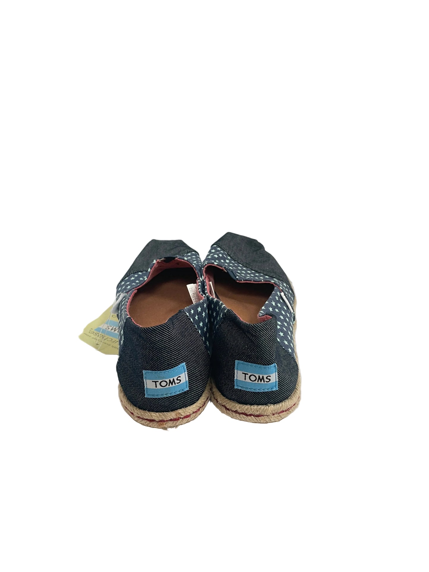 Shoes Flats By Toms In Blue, Size:6