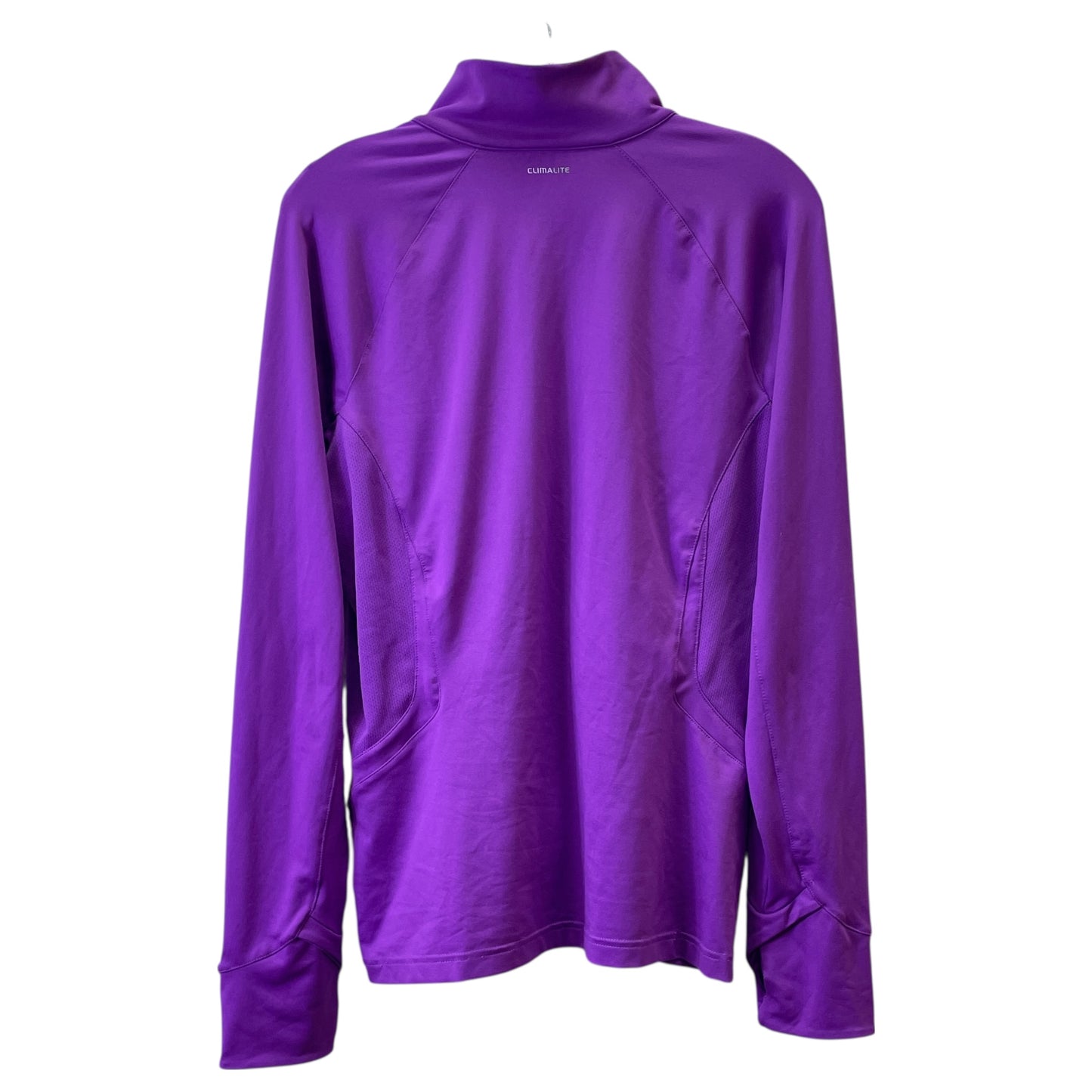 Athletic Jacket By Adidas In Purple, Size:L