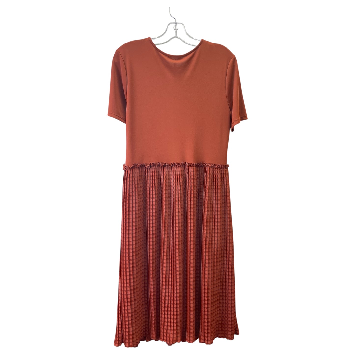 Dress Casual Midi By Zara In Orange, Size:M
