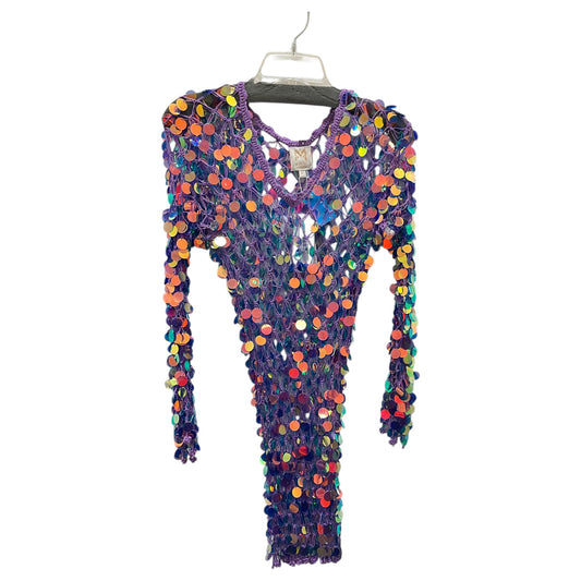 Swimwear Cover-Up Designer By Milly In Purple, Size:M