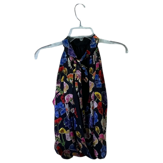 Top Sleeveless Designer By Alice + Olivia In Floral Print, Size:S