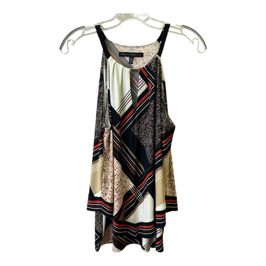 Top Sleeveless Basic By Karen Scott In Black & Orange, Size:M