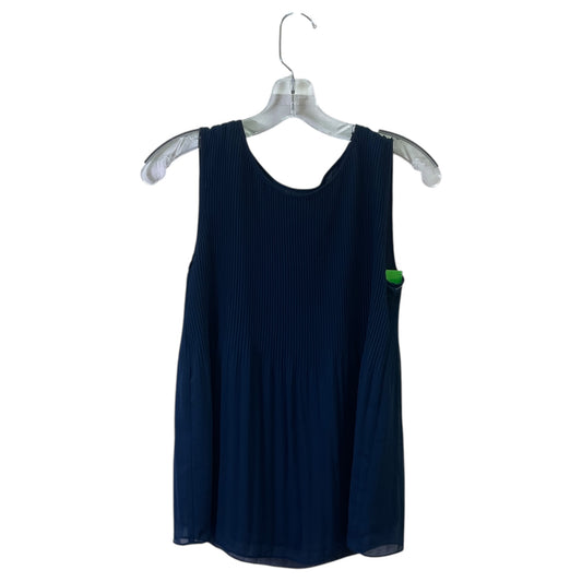 Top Sleeveless By Max Studio In Navy, Size:S