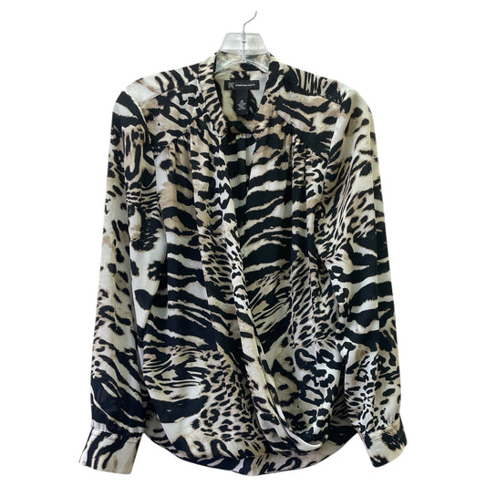 Top Ls Basic By Inc In Black & Cream, Size:12
