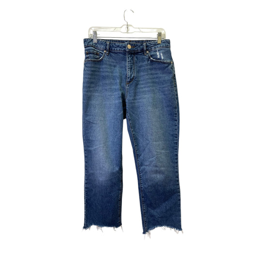 Jeans Boyfriend By Loft In Blue Denim, Size:8