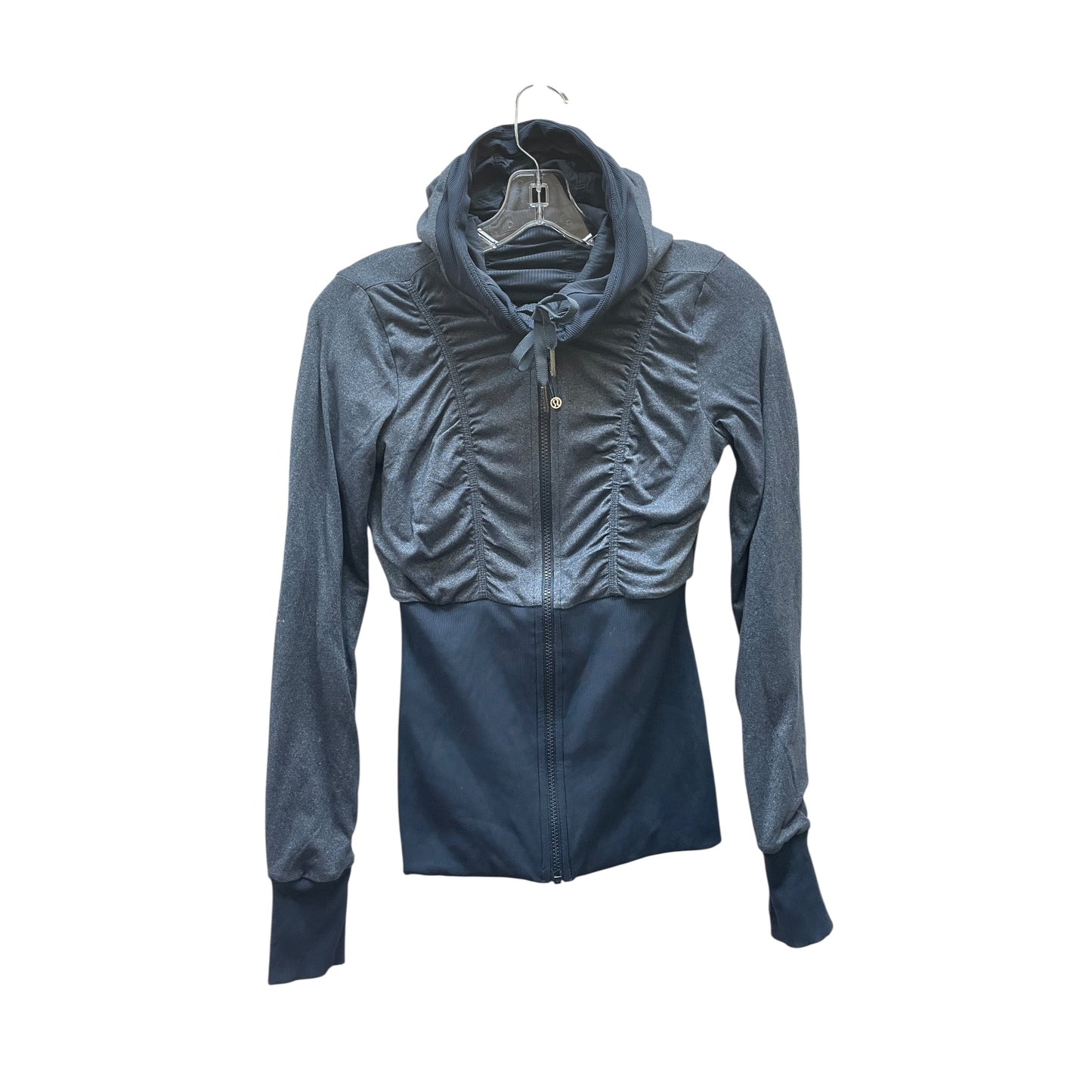 Athletic Jacket By Lululemon In Blue, Size:S