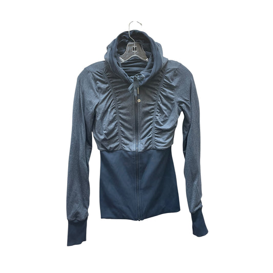 Athletic Jacket By Lululemon In Blue, Size:S