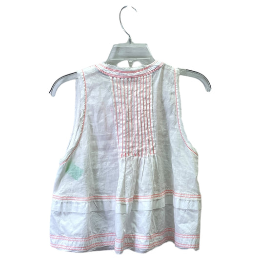 Top Sleeveless By Pilcro In White, Size:M