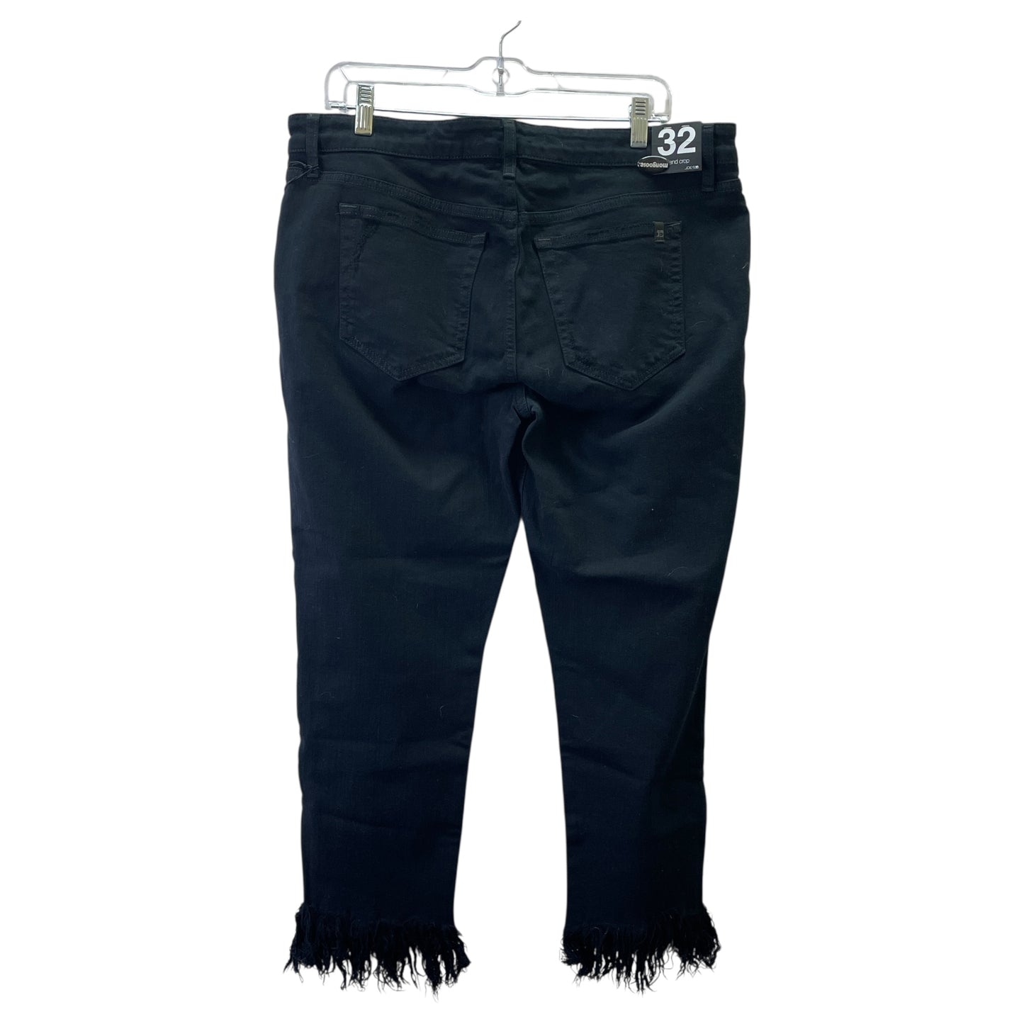 Jeans Straight By Joes Jeans In Black Denim, Size:14