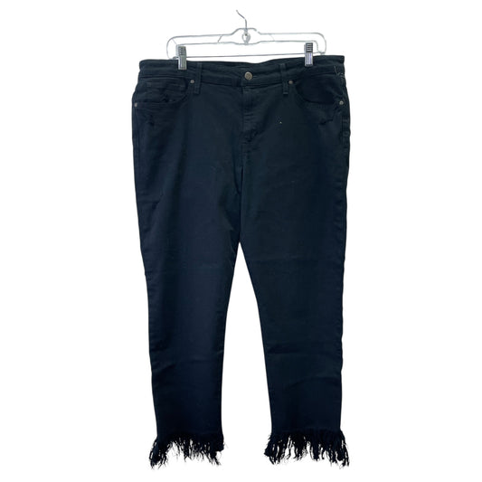 Jeans Straight By Joes Jeans In Black Denim, Size:14