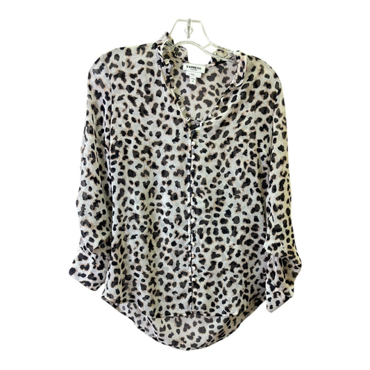 Top Ls By Express In Animal Print, Size:S