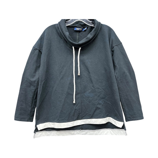 Athletic Sweatshirt Collar By Polo Ralph Lauren In Black, Size:M