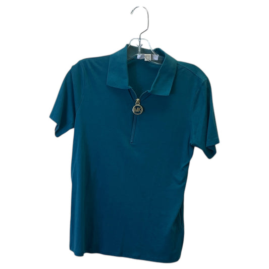 Top Ss By Michael By Michael Kors In Aqua, Size:S