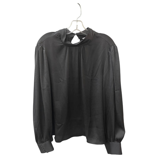 Blouse Ls By Nine West In Black, Size:2X