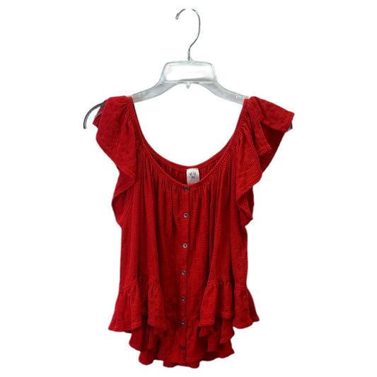 Top Sleeveless By We The Free In Red, Size:M