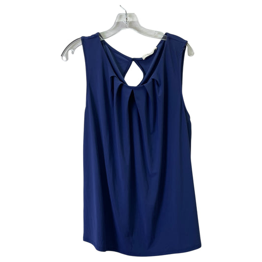 Top Sleeveless By Clothes Mentor In Blue, Size:3X