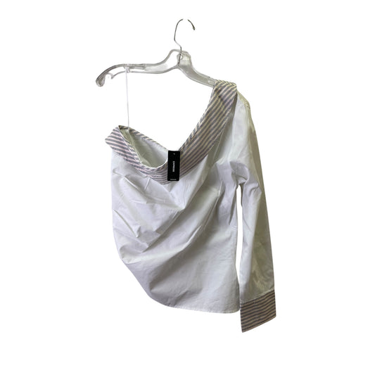 Top Ls By Express In White, Size:L