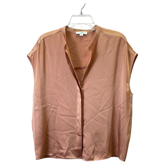 Top Sleeveless By Vince In Orange, Size:L
