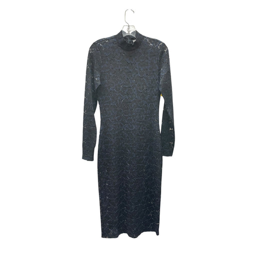 Dress Party Long By Chelsea 28 In Black & Blue, Size:M