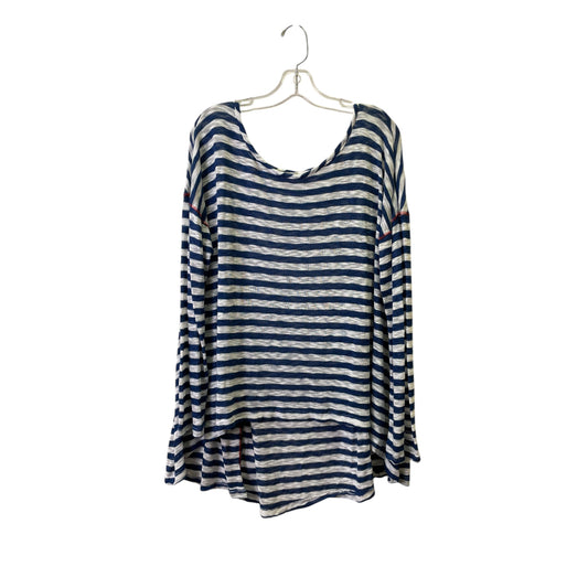 Top Ls By Vintage Havana In Blue & White, Size:L