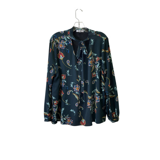 TOP LS by  Q & A In BLUE, Size: XXL