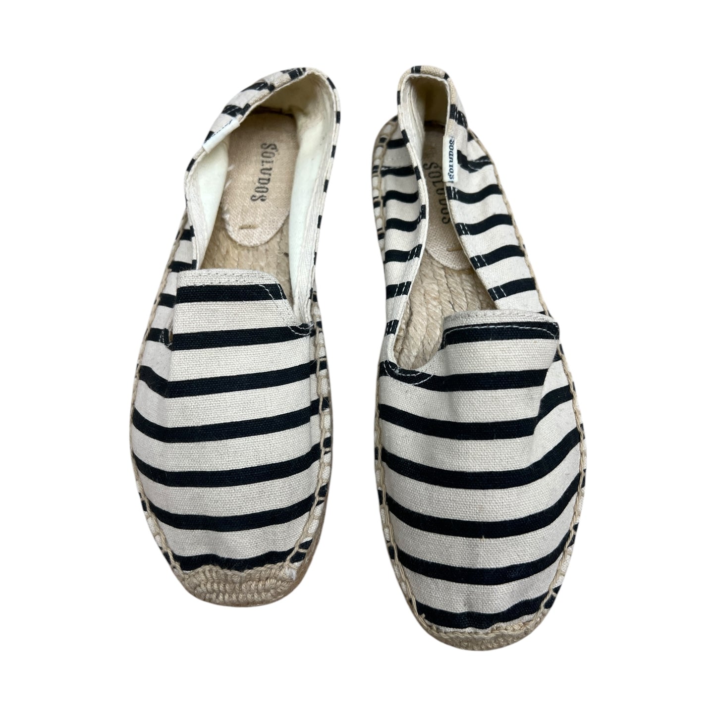 Shoes Heels Platform By Soludos In Blue & Cream, Size:6