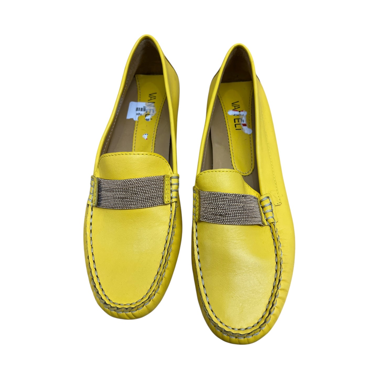 Shoes Flats By Vaneli In Yellow, Size:7.5