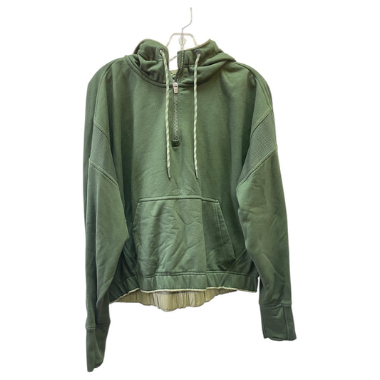 Athletic Jacket By Athleta In Green, Size:M