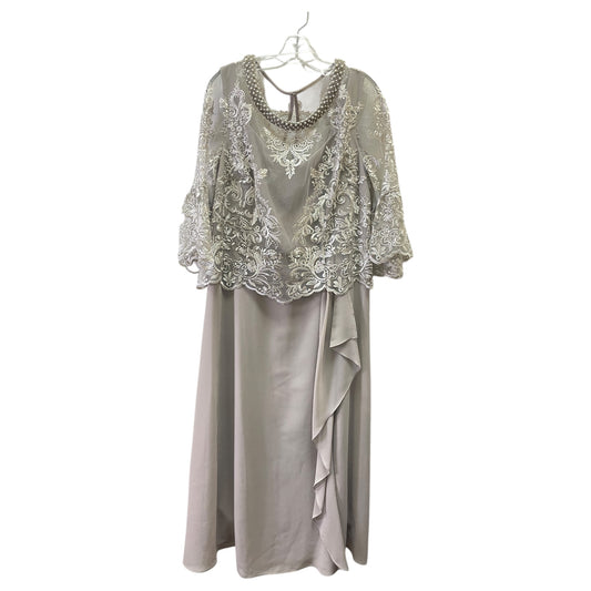 Dress Party Long By LE BOS  In Taupe, Size:L