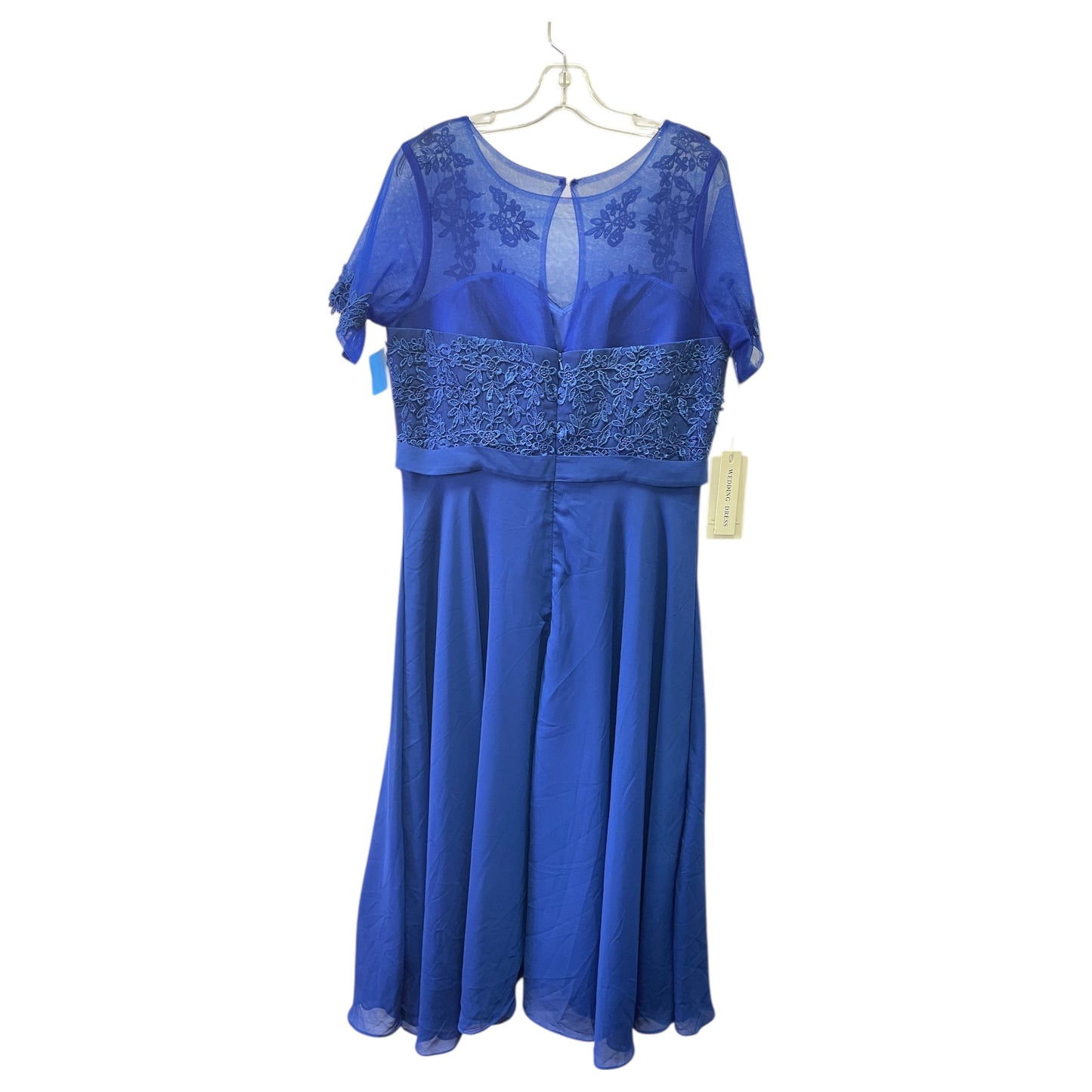 Dress Party Midi By WEDDING DRESS In Blue, Size:18