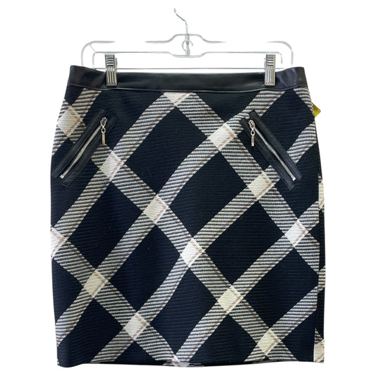 Skirt Mini & Short By White House Black Market In Black & Cream, Size:8