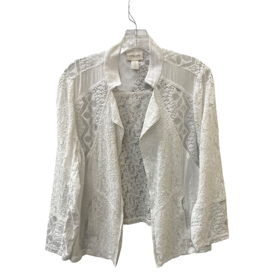 Cardigan By Chicos In White, Size:2