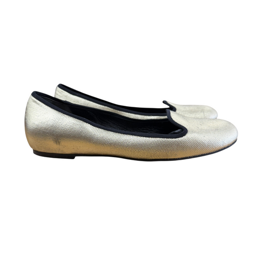 Shoes Flats By Cole-Haan In Gold, Size:8