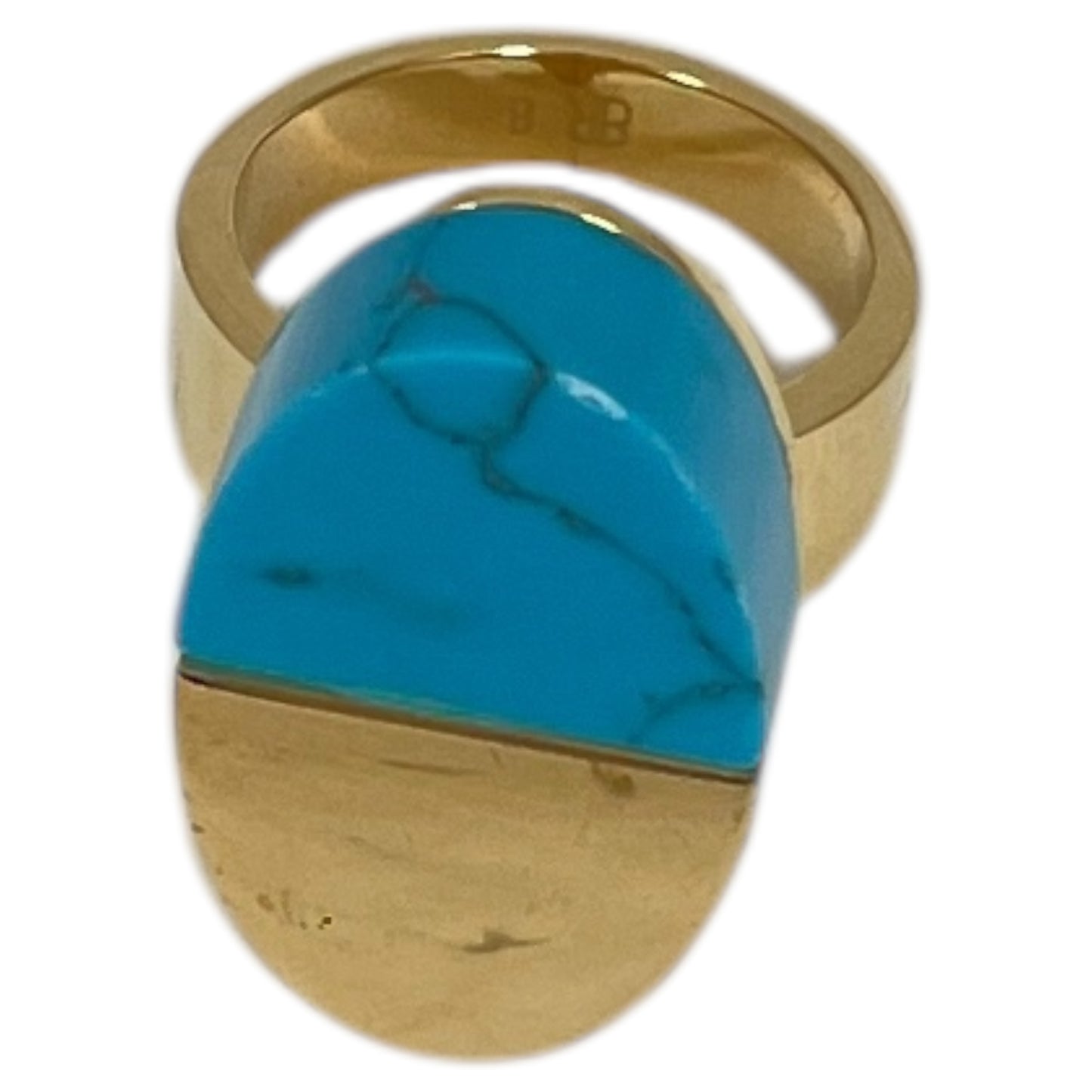 Ring Statement By Banana Republic In Blue & Gold