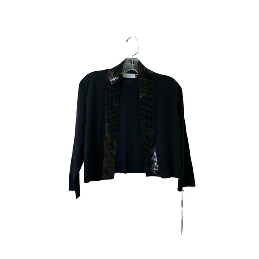 Sweater Cardigan By Calvin Klein In Black, Size:L