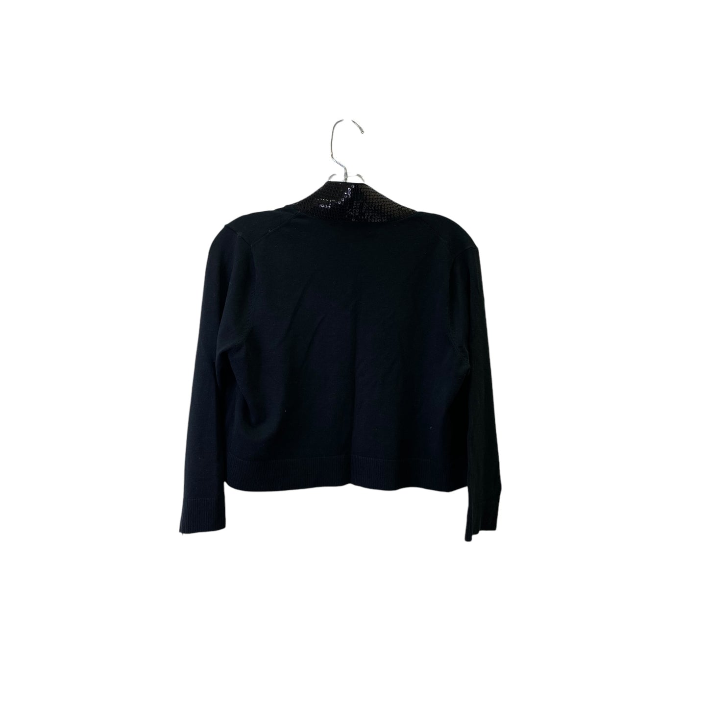 Sweater Cardigan By Calvin Klein In Black, Size:L