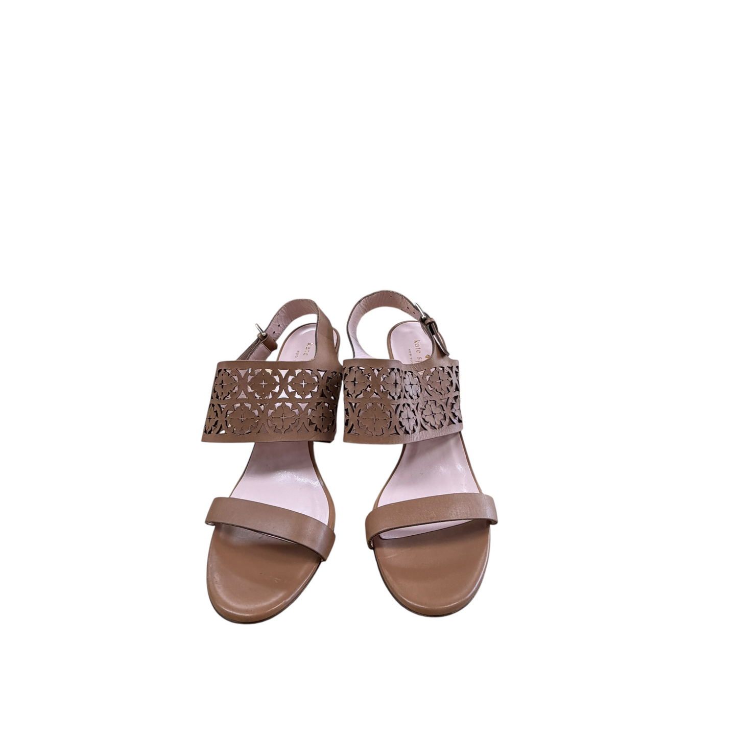 Sandals Designer By Kate Spade In Brown, Size:9.5