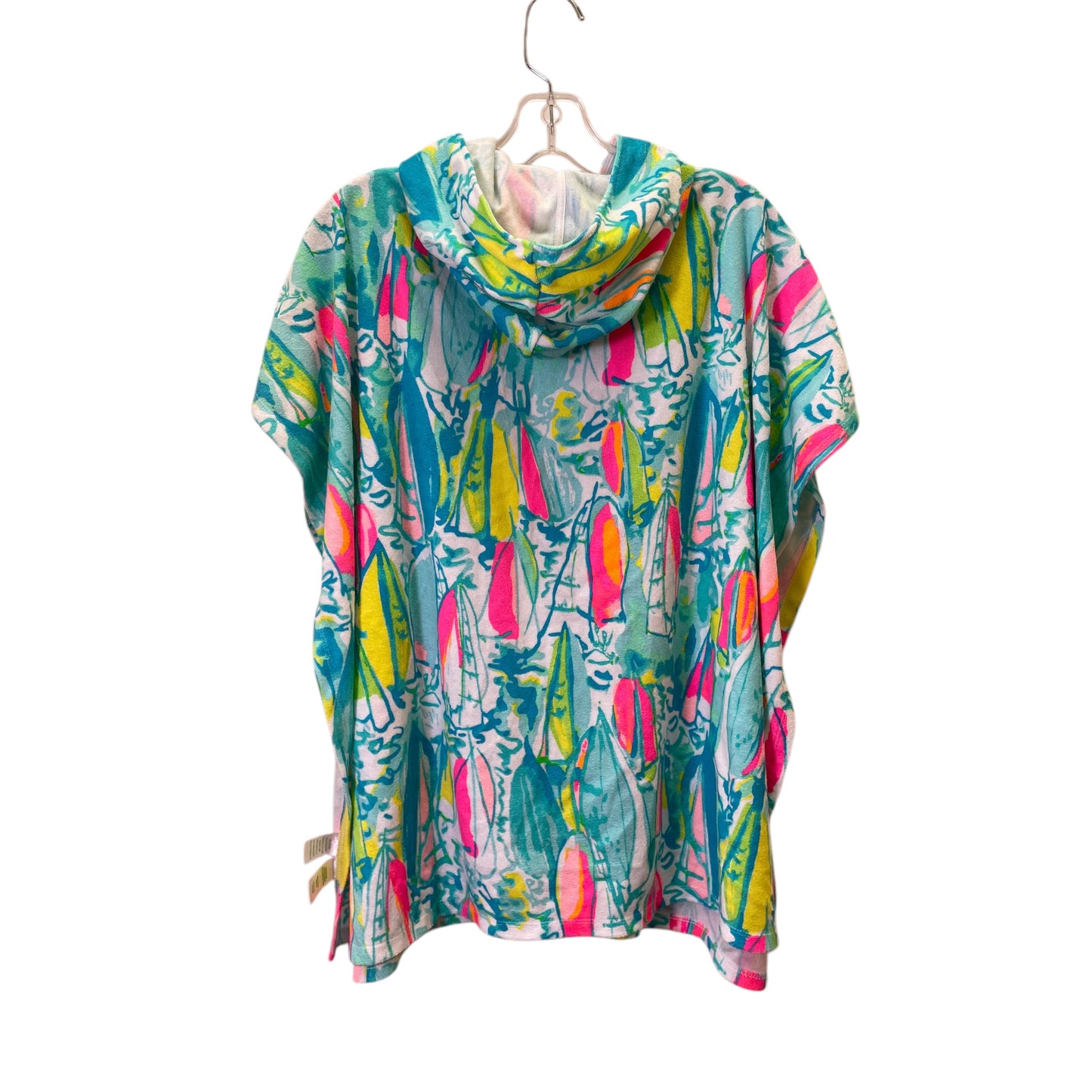 Swimwear Cover-Up Designer By Lilly Pulitzer In Blue & Pink, Size:Xl