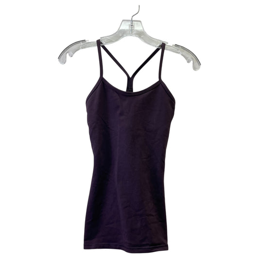 Athletic Tank Top By Lululemon In Maroon, Size:Xs
