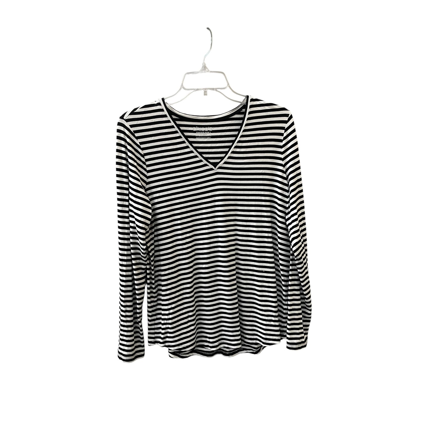 Top Ls By Chicos In Black & White, Size:6